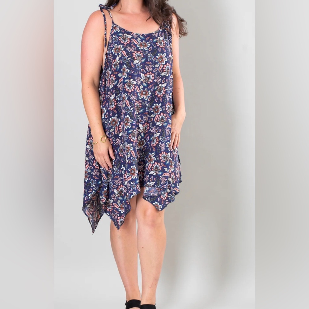 Mexicali Blues NWT one size -floral tie strap dress